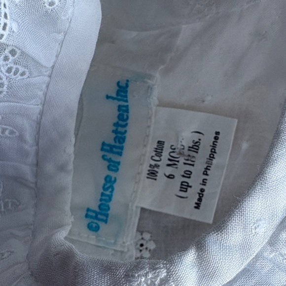Vintage House of Hatten Christening Gown 6mos - Picture 3 of 10
